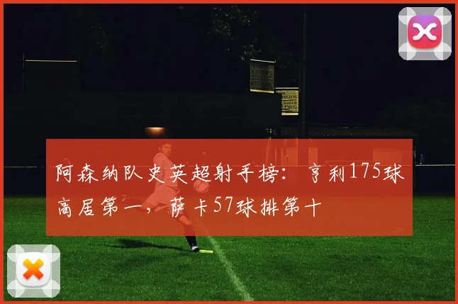 阿森纳队史英超射手榜：亨利175球高居第一，萨卡57球排第十