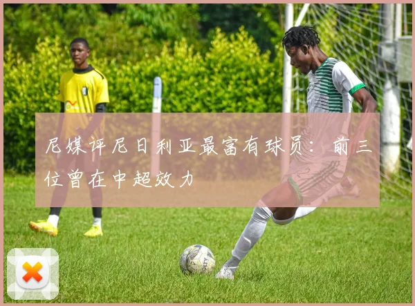 尼媒评尼日利亚最富有球员：前三位曾在中超效力